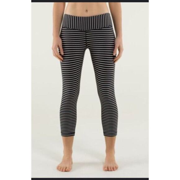 Lululemon Wunder Under Crop Leggings Pants Nwot 6 - Picture 1 of 7